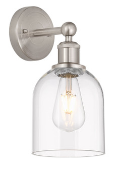 Edison One Light Wall Sconce in Brushed Satin Nickel (405|616-1W-SN-G558-6CL)