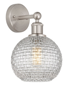 Downtown Urban One Light Wall Sconce in Satin Nickel (405|616-1W-SN-G122C-8CL)