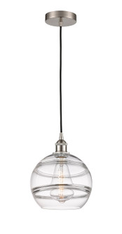 Edison One Light Mini Pendant in Brushed Satin Nickel (405|616-1P-SN-G556-10CL)