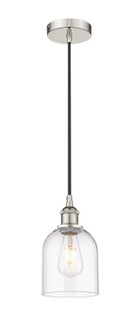 Edison One Light Mini Pendant in Polished Nickel (405|616-1P-PN-G558-6CL)