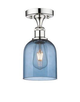 Edison One Light Semi-Flush Mount in Polished Chrome (405|616-1F-PC-G558-6BL)