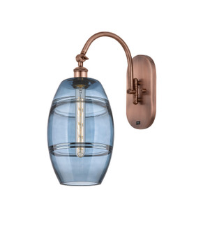 Ballston One Light Wall Sconce in Antique Copper (405|518-1W-AC-G557-8BL)