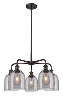 Downtown Urban Five Light Chandelier in Oil Rubbed Bronze (405|516-5CR-OB-G558-6SM)