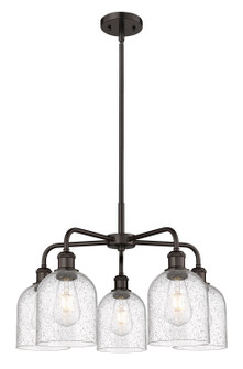 Downtown Urban Five Light Chandelier in Oil Rubbed Bronze (405|516-5CR-OB-G558-6SDY)