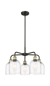 Downtown Urban Five Light Chandelier in Black Antique Brass (405|516-5CR-BAB-G558-6CL)