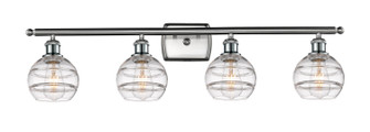 Ballston Four Light Bath Vanity in Polished Nickel (405|516-4W-PN-G556-6CL)