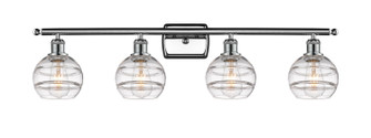 Ballston Four Light Bath Vanity in Polished Chrome (405|516-4W-PC-G556-6CL)