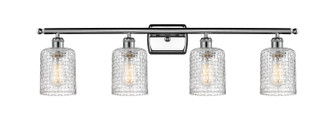 Ballston Four Light Bath Vanity in Polished Chrome (405|516-4W-PC-G112C-5CL)