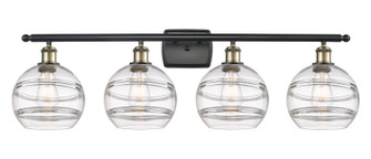 Ballston Four Light Bath Vanity in Black Antique Brass (405|516-4W-BAB-G556-8CL)