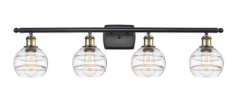 Ballston Four Light Bath Vanity in Black Antique Brass (405|516-4W-BAB-G556-6CL)