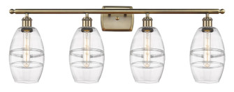 Ballston Four Light Bath Vanity in Antique Brass (405|516-4W-AB-G557-6CL)