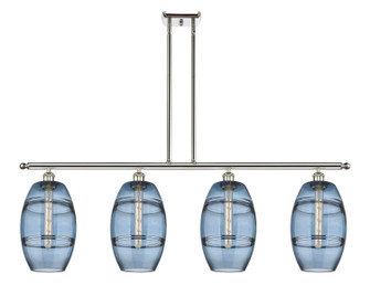 Ballston Four Light Island Pendant in Polished Nickel (405|516-4I-PN-G557-8BL)