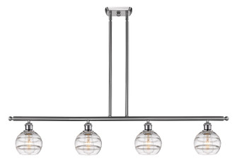 Ballston Four Light Island Pendant in Antique Copper (405|516-4I-AC-G556-6CL)
