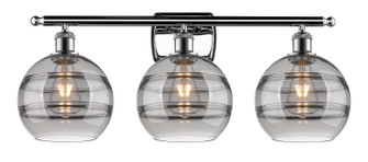 Ballston Three Light Bath Vanity in Polished Nickel (405|516-3W-PN-G556-8SM)