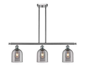 Ballston Three Light Island Pendant in Brushed Satin Nickel (405|516-3I-SN-G558-6SM)