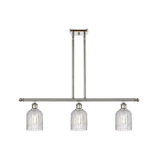 Ballston Three Light Island Pendant in Polished Nickel (405|516-3I-PN-G559-5CL)