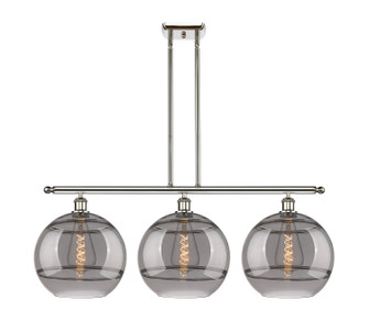 Ballston Three Light Island Pendant in Polished Nickel (405|516-3I-PN-G556-12SM)