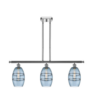 Ballston Three Light Island Pendant in Polished Chrome (405|516-3I-PC-G557-6BL)