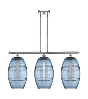 Ballston Three Light Island Pendant in Polished Chrome (405|516-3I-PC-G557-10BL)