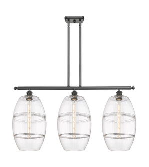 Ballston Three Light Island Pendant in Oil Rubbed Bronze (405|516-3I-OB-G557-10CL)