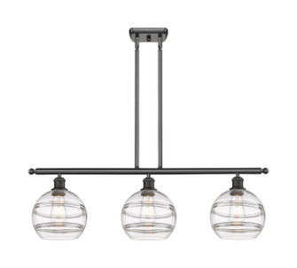 Ballston Three Light Island Pendant in Oil Rubbed Bronze (405|516-3I-OB-G556-8CL)