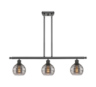 Ballston Three Light Island Pendant in Oil Rubbed Bronze (405|516-3I-OB-G556-6SM)