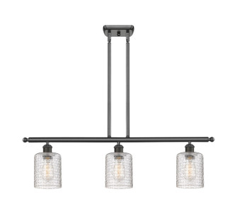 Ballston Three Light Island Pendant in Oil Rubbed Bronze (405|516-3I-OB-G112C-5CL)