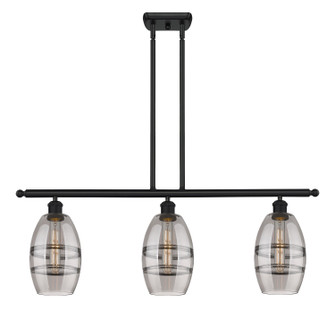 Ballston Three Light Island Pendant in Matte Black (405|516-3I-BK-G557-6SM)