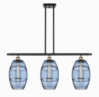 Ballston Three Light Island Pendant in Black Antique Brass (405|516-3I-BAB-G557-8BL)