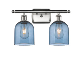 Ballston Two Light Bath Vanity in Brushed Satin Nickel (405|516-2W-SN-G558-6BL)