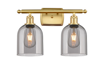 Ballston Two Light Bath Vanity in Satin Gold (405|516-2W-SG-G558-6SM)