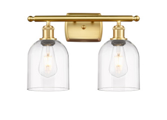 Ballston Two Light Bath Vanity in Satin Gold (405|516-2W-SG-G558-6CL)