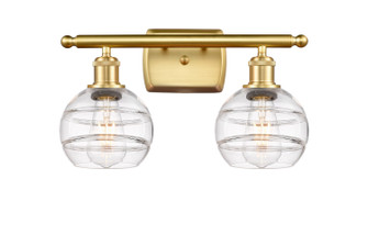 Ballston LED Bath Vanity in Satin Gold (405|516-2W-SG-G556-6CL)