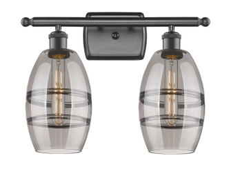 Ballston Two Light Bath Vanity in Oil Rubbed Bronze (405|516-2W-OB-G557-6SM)