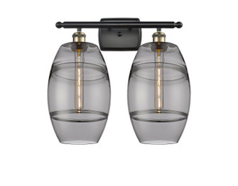 Ballston Two Light Bath Vanity in Black Antique Brass (405|516-2W-BAB-G557-8SM)