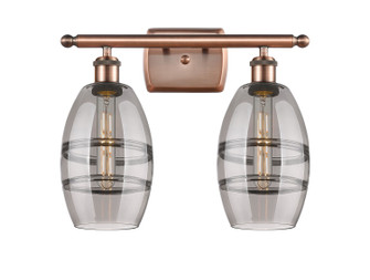 Ballston Two Light Bath Vanity in Antique Copper (405|516-2W-AC-G557-6SM)