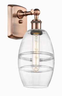 Ballston One Light Wall Sconce in Antique Copper (405|516-1W-AC-G557-6CL)