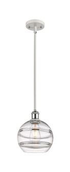 Ballston LED Pendant in White Polished Chrome (405|516-1S-WPC-G556-8CL)