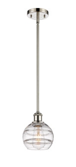 Ballston One Light Mini Pendant in Polished Nickel (405|516-1S-PN-G556-6CL)