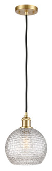 Ballston One Light Mini Pendant in Satin Gold (405|516-1P-SG-G122C-8CL)