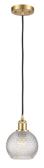 Ballston One Light Mini Pendant in Satin Gold (405|516-1P-SG-G122C-6CL)