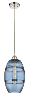 Ballston One Light Mini Pendant in Polished Nickel (405|516-1P-PN-G557-8BL)