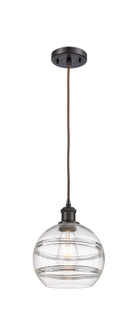 Ballston One Light Mini Pendant in Oil Rubbed Bronze (405|516-1P-OB-G556-8CL)