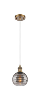 Ballston One Light Mini Pendant in Brushed Brass (405|516-1P-BB-G556-6SM)