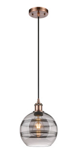 Ballston One Light Mini Pendant in Antique Copper (405|516-1P-AC-G556-8SM)