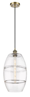 Ballston One Light Mini Pendant in Antique Brass (405|516-1P-AB-G557-10CL)
