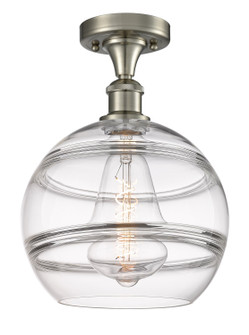Ballston One Light Semi-Flush Mount in Brushed Satin Nickel (405|516-1C-SN-G556-10CL)