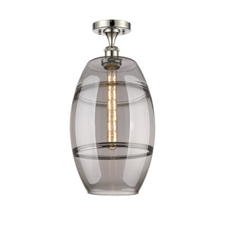 Ballston One Light Semi-Flush Mount in Polished Nickel (405|516-1C-PN-G557-10SM)