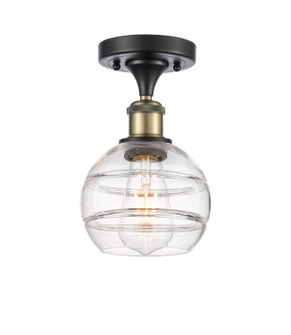 Ballston One Light Semi-Flush Mount in Polished Chrome (405|516-1C-PC-G556-6CL)