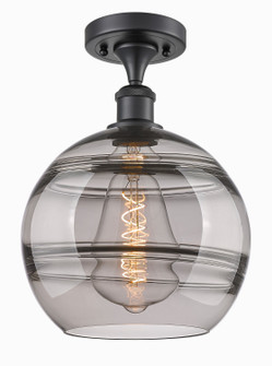 Ballston One Light Semi-Flush Mount in Matte Black (405|516-1C-BK-G556-10SM)